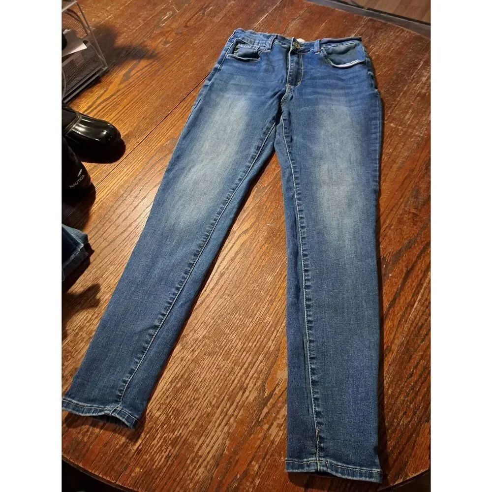 Kancan Womens Junior Size 11 29 Skinny Denim Blue Jeans Casual Pants